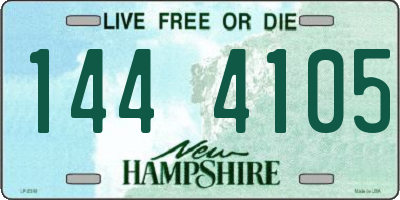 NH license plate 1444105