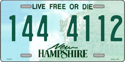 NH license plate 1444112