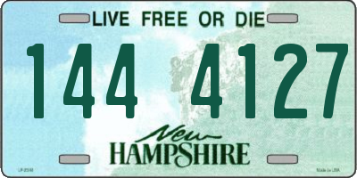 NH license plate 1444127