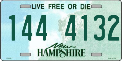 NH license plate 1444132