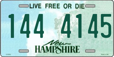 NH license plate 1444145