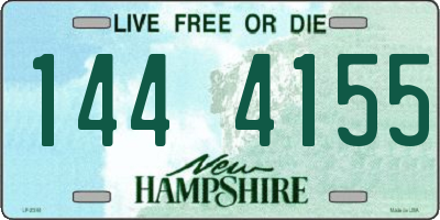 NH license plate 1444155