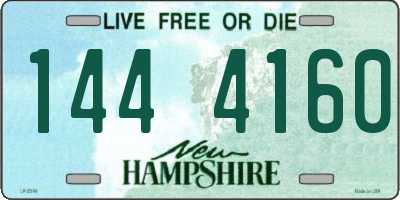 NH license plate 1444160