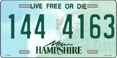 NH license plate 1444163