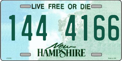 NH license plate 1444166