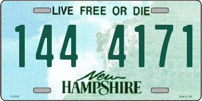 NH license plate 1444171