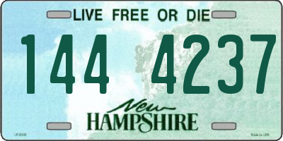 NH license plate 1444237