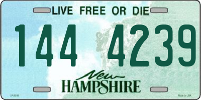 NH license plate 1444239