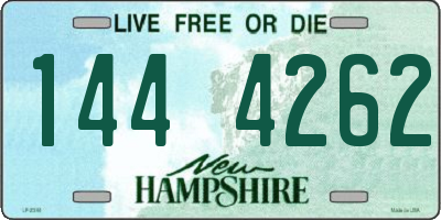 NH license plate 1444262