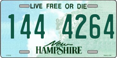 NH license plate 1444264