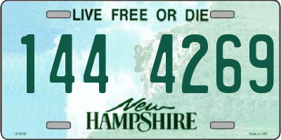 NH license plate 1444269