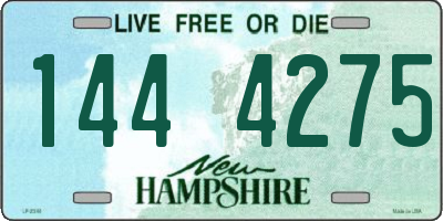 NH license plate 1444275