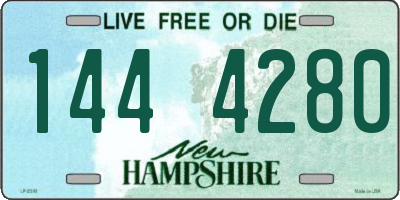 NH license plate 1444280