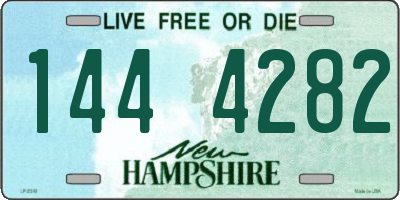 NH license plate 1444282