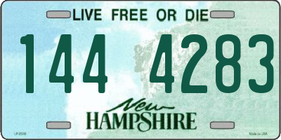 NH license plate 1444283