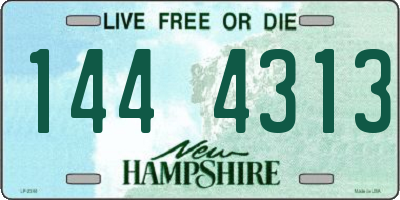 NH license plate 1444313