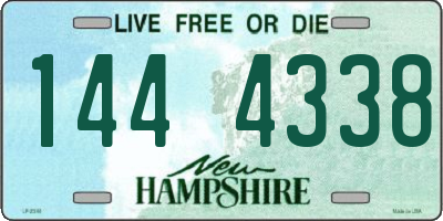 NH license plate 1444338