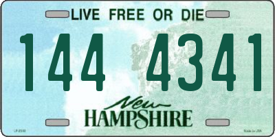 NH license plate 1444341