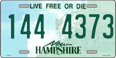 NH license plate 1444373