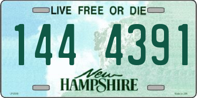NH license plate 1444391