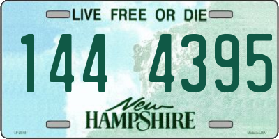 NH license plate 1444395