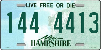 NH license plate 1444413
