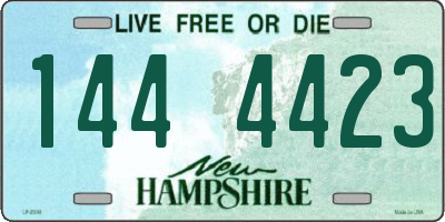 NH license plate 1444423