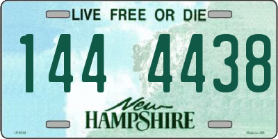 NH license plate 1444438