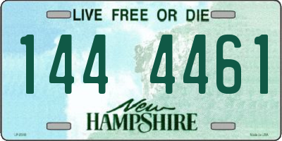 NH license plate 1444461