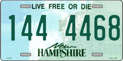 NH license plate 1444468
