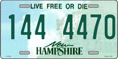 NH license plate 1444470