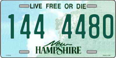 NH license plate 1444480