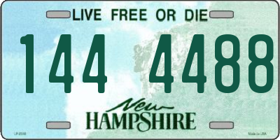 NH license plate 1444488