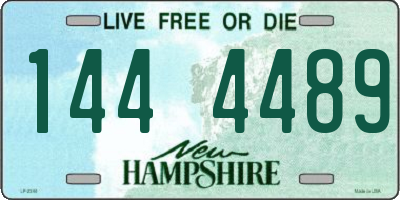 NH license plate 1444489