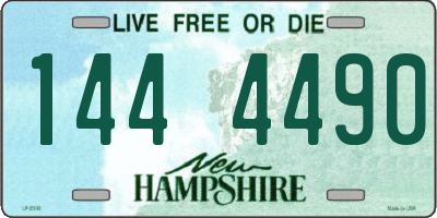 NH license plate 1444490