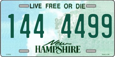 NH license plate 1444499
