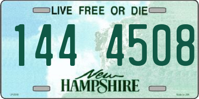 NH license plate 1444508