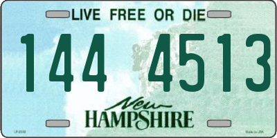 NH license plate 1444513