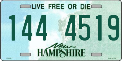 NH license plate 1444519