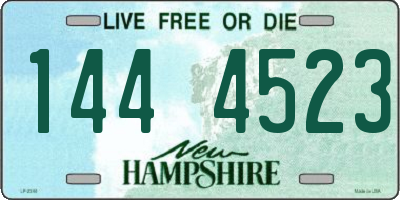 NH license plate 1444523