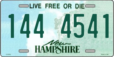 NH license plate 1444541