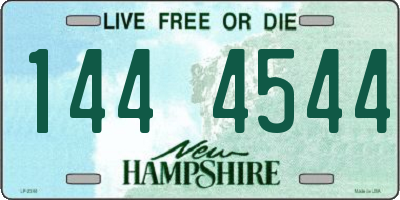NH license plate 1444544