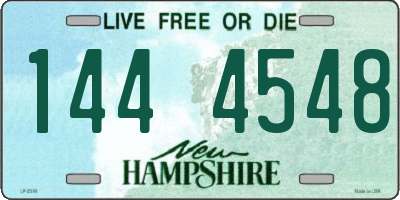 NH license plate 1444548