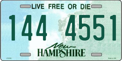 NH license plate 1444551