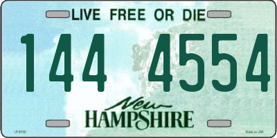 NH license plate 1444554