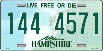 NH license plate 1444571