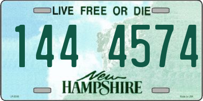 NH license plate 1444574