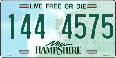 NH license plate 1444575