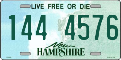 NH license plate 1444576