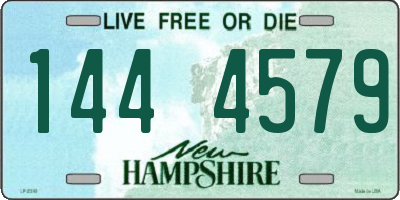 NH license plate 1444579